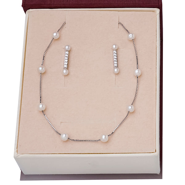 Set din argint 925 - colier și cercei