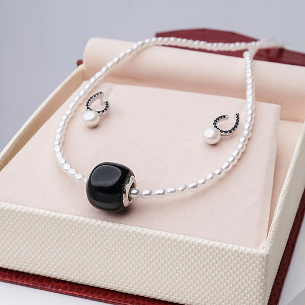 Set din argint 925 - colier și cercei