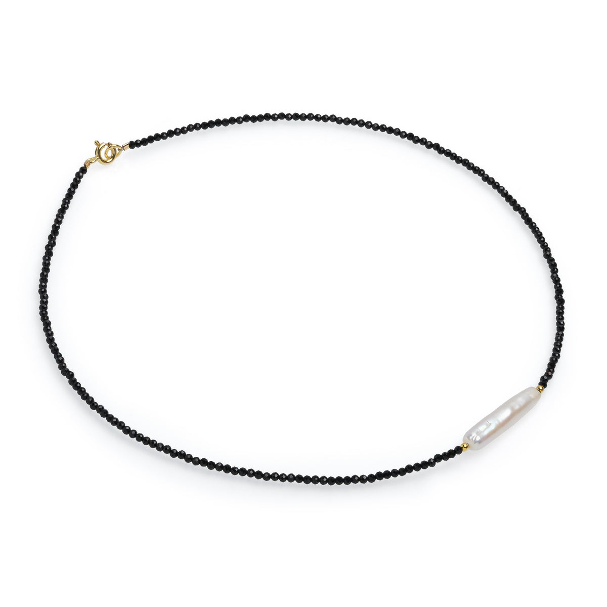Colier perle de cultură albe sfere aprox 10-11 mm, închizătoare argint rodiat, lungime 45 cm