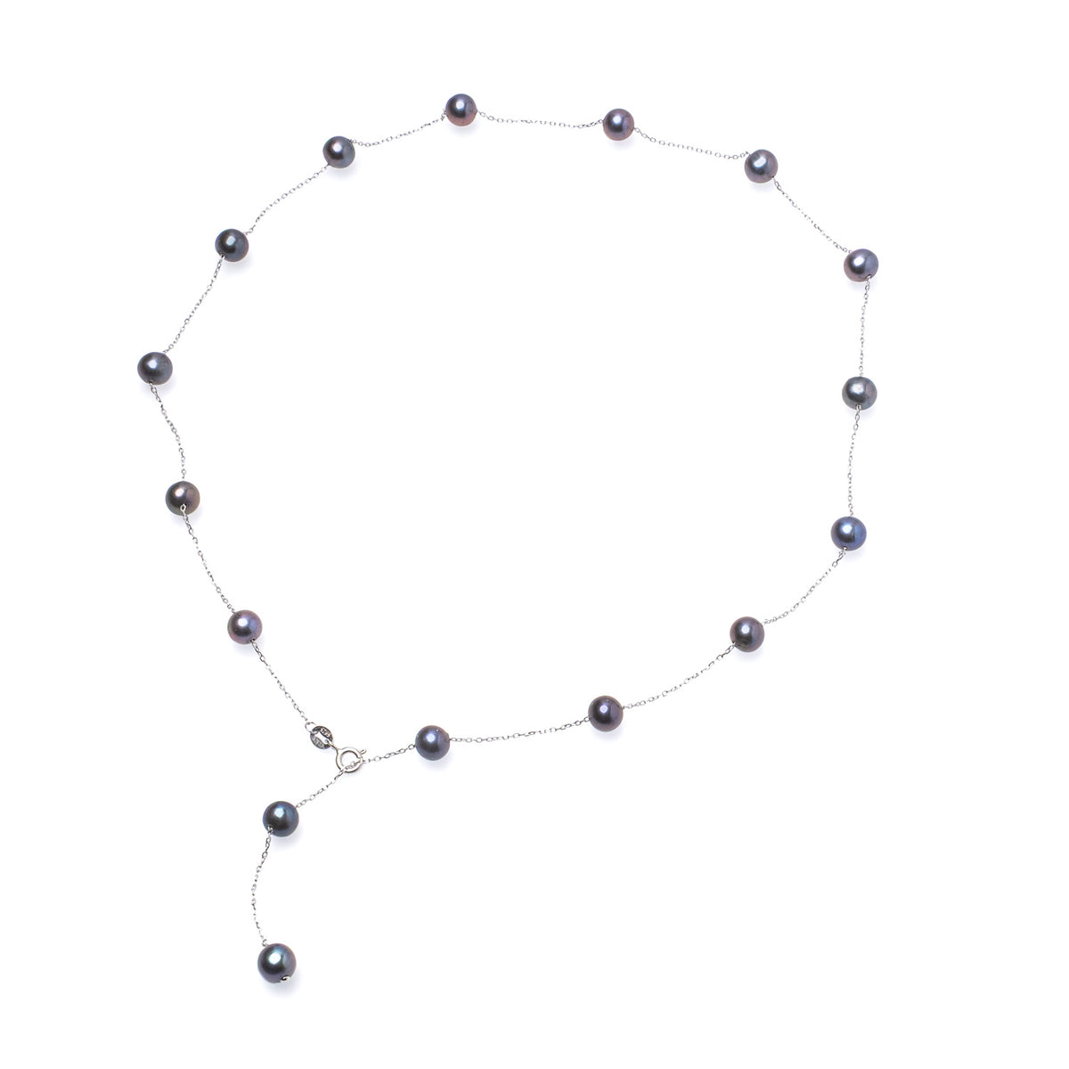 Colier perle de cultură închisă 6,5-7 mm, lungime 55 cm