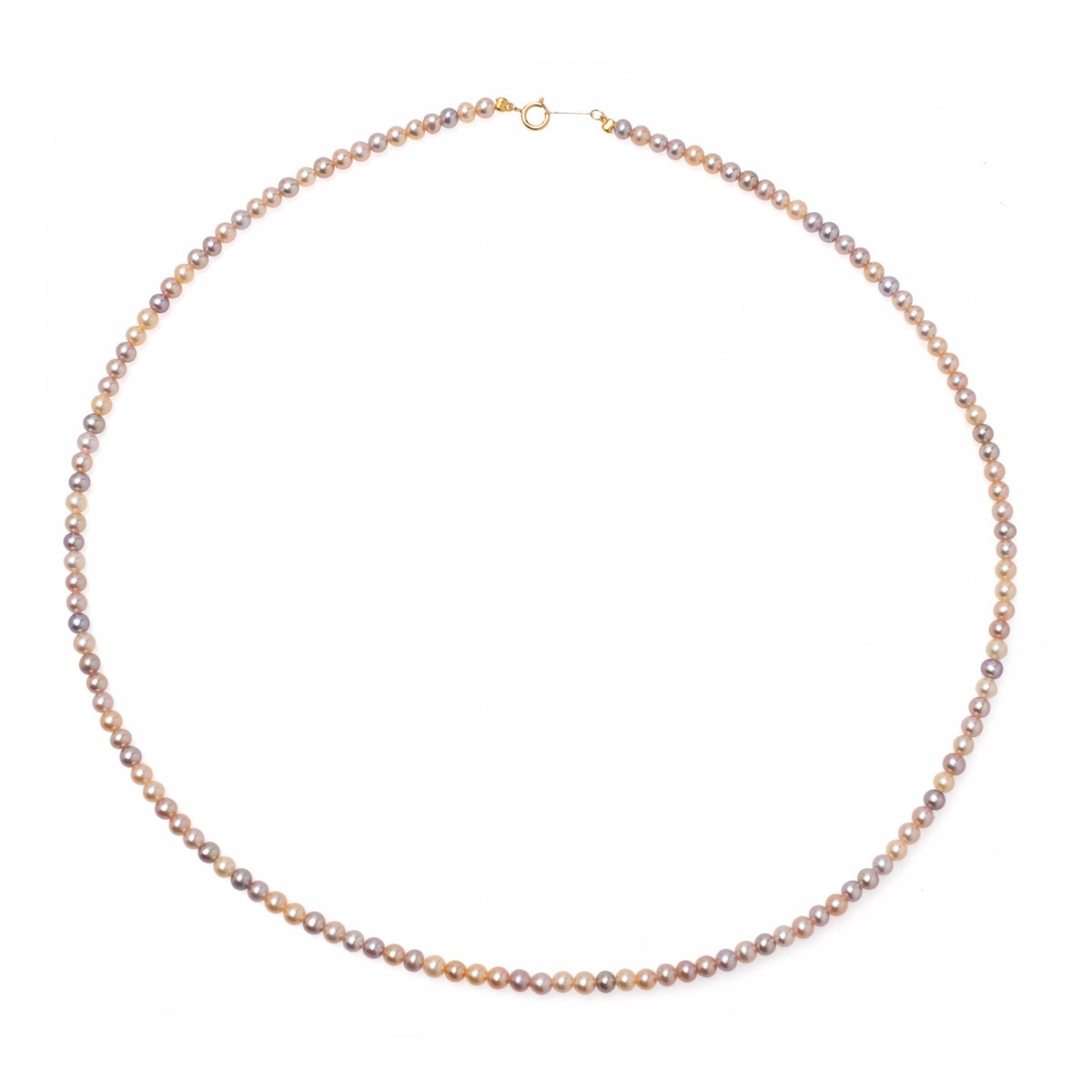 Colier cu perle de cultură mixte 3.5mm, închizătoare aur 18K, lungime 40 cm