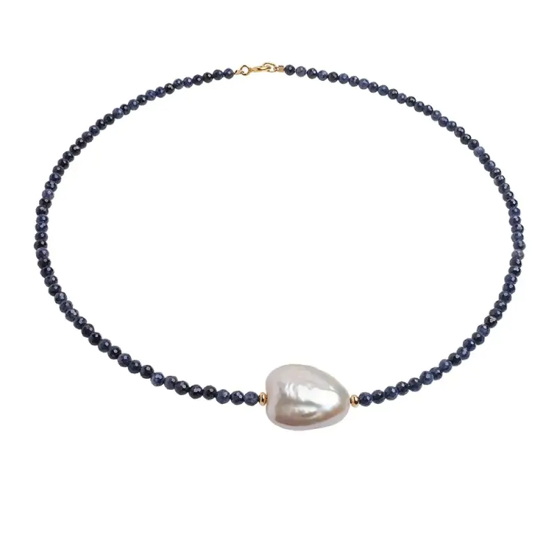Perle cu pietre semiprețioase și cristale, pieli - YUNO Pearls
