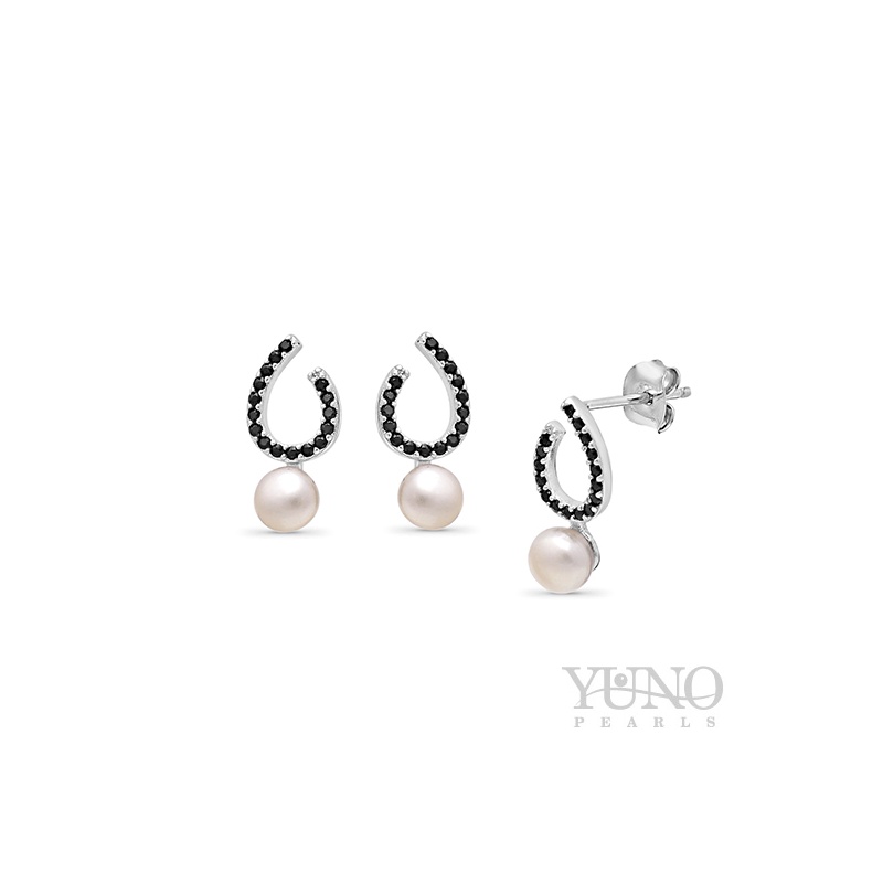 Cercei din argint 925 cu perle 4-5mm