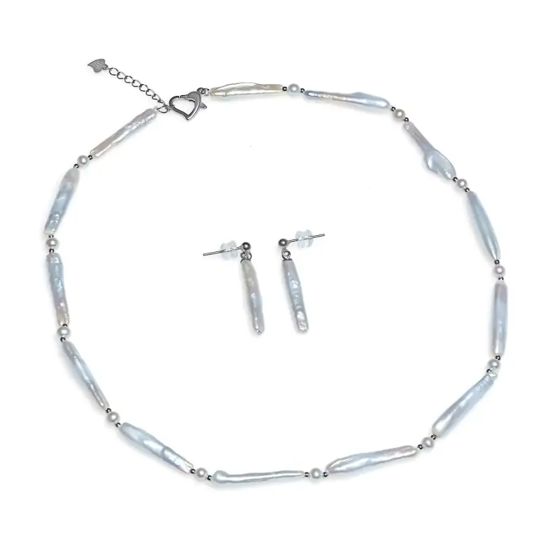 Perle cu pietre semiprețioase și cristale, pieli - YUNO Pearls