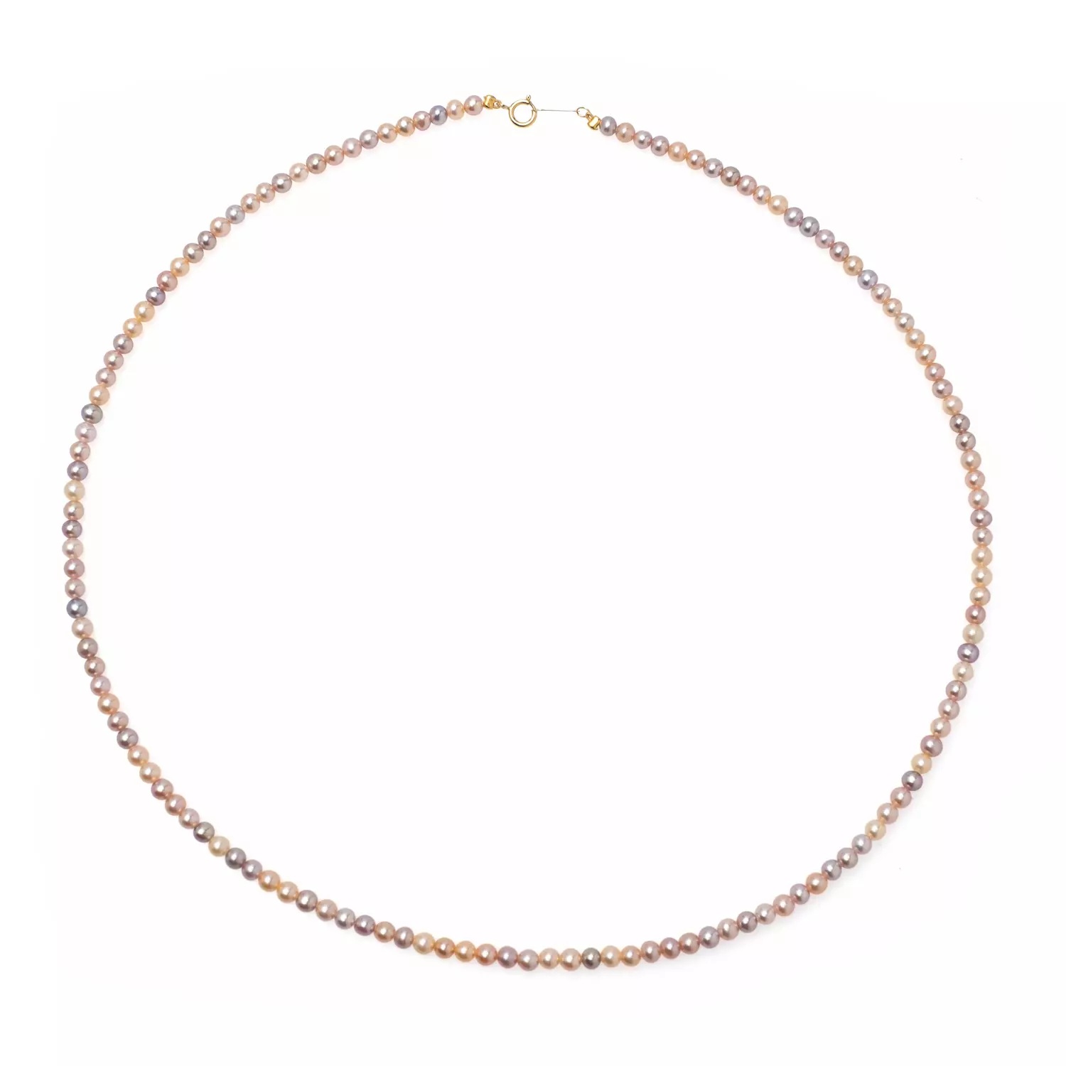 Colier cu perle de cultură mixte 3.5mm, închizătoare aur 18K, lungime 40 cm